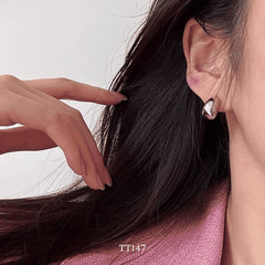 Bông tai Thép Titan không gỉ hình giọt nước TT147
