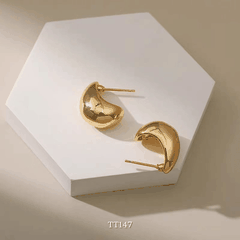Bông tai Thép Titan không gỉ hình giọt nước TT147