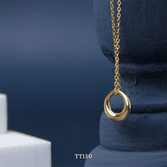 Dây chuyền Thép Titan không gỉ mặt tròn TT150