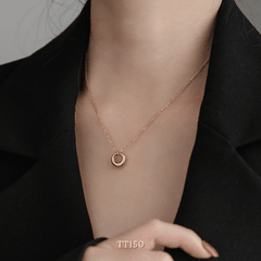 Dây chuyền Thép Titan không gỉ mặt tròn TT150