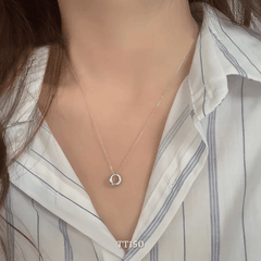 Dây chuyền Thép Titan không gỉ mặt tròn TT150