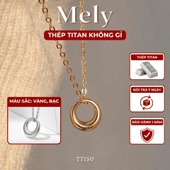 Dây chuyền Thép Titan không gỉ mặt tròn TT150