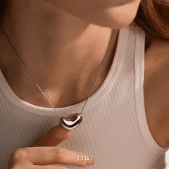 Dây chuyền Thép Titan không gỉ hạt đậu TT151
