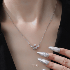 Dây chuyền đính đá cánh thiên thân TT153