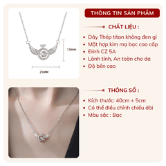 Dây chuyền đính đá cánh thiên thân TT153