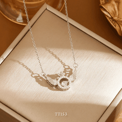Dây chuyền đính đá cánh thiên thân TT153