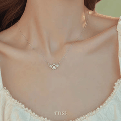 Dây chuyền đính đá cánh thiên thân TT153