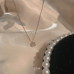 Dây chuyền hạt đá trang phong cách đơn giản nữ tính Hàn Quốc TT19