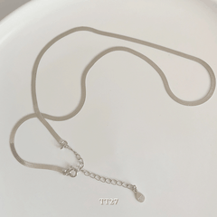 Dây chuyền titan bảng lớn dạng basic phụ kiện thời trang unisex TT27