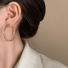 Bông tai dạng khoen tròn VV181