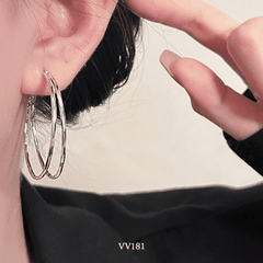 Bông tai dạng khoen tròn VV181
