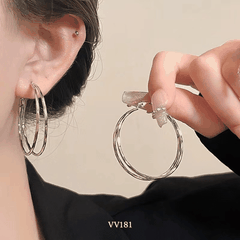 Bông tai dạng khoen tròn VV181