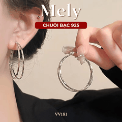 Bông tai dạng khoen tròn VV181
