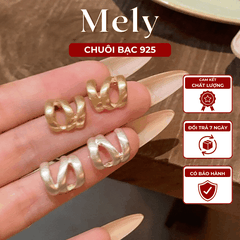 Bông tai chuôi bạc 925 VV177