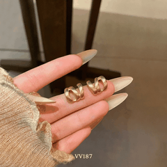 Bông tai chuôi bạc 925 VV177