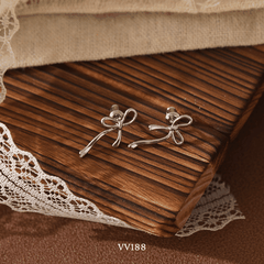 Bông tai nơ đơn giản VV188