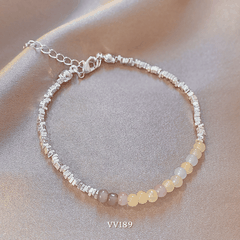 Vòng tay hạt đá nhiều màu VV189
