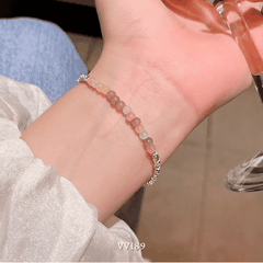 Vòng tay hạt đá nhiều màu VV189