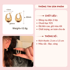 Bông tai vintage đơn giản VV191