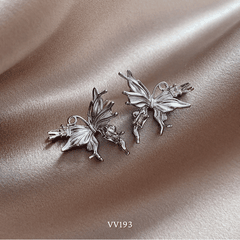 Bông tai hình bướm đơn giản VV193