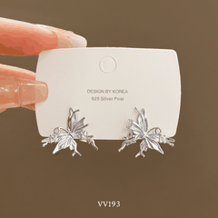 Bông tai hình bướm đơn giản VV193