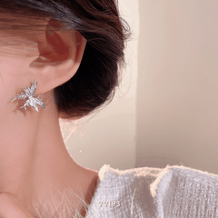 Bông tai hình bướm đơn giản VV193