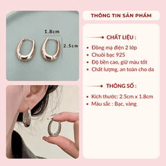 Bông tai vintage đơn giản VV194