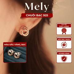 Bông tai xoắn đơn giản VV195