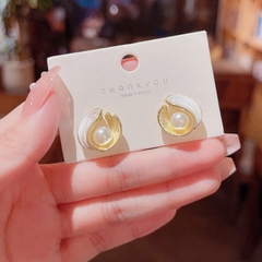 Bông tai hoa nụ trắng chuôi bạc 925 sang trọng phá cách kiểu dáng Hàn Quốc dành cho nữ VV48