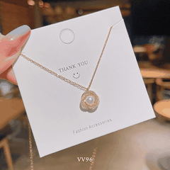 Dây chuyền hạt ngọc trai nhân tạo nữ tính thời trang Mely VV96