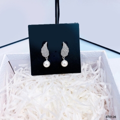 Bông tai zircon hình cánh HA72