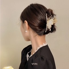 Kẹp tóc bướm đính đá cao cấp sang trọng thời trang Mely VV91