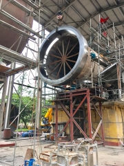  Cung cấp và lắp đặt vỏ lò, vành băng đa cho nhà máy xi măng Vicem Hoàng Thạch