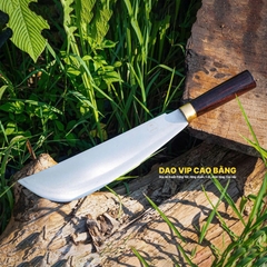 Dao yếm chặt gà thép trắng cao cấp - DYKMD DAO VIP CAO BẰNG