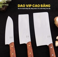 Bộ dao bếp 3 món thép trắng CB89TH HÀNG CHUẨN DAO VIP CAO BẰNG