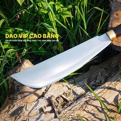 Dao yếm chặt gà thép trắng cao cấp - DYKMD DAO VIP CAO BẰNG