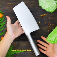 Dao chặt gà thép trắng cao cấp cán sắt SCGK DAO VIP CAO BẰNG