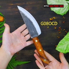 DAO BẦU LỌC 16 thép nhíp xe cán gỗ cẩm G08OCD / HTX DAO PHÚC SEN
