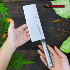 Dao thái thép trắng cao cấp cán sắt SDT09, hàng chuẩn chính hãng của DAO VIP - HTX DAO PHÚC SEN