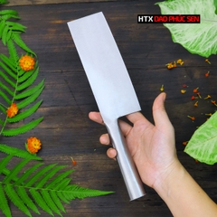 Dao thái thép trắng cao cấp cán sắt SDT09, hàng chuẩn chính hãng của DAO VIP - HTX DAO PHÚC SEN