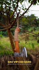 Rìu đi rừng họa tiết trống đồng R09 DAO VIP CAO BẰNG