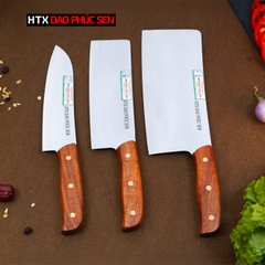 Bộ dao bếp 3 món thép trắng CB89TH