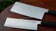 Cặp dao chặt thái thép trắng cao cấp CD15