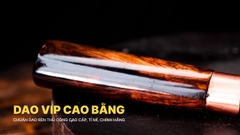 Dao thái lọc sắc bén - Thép nhíp ô tô - Cán cẩm khâu đồng - G09TDD giữ sắc lâu, dễ mài lại DAO VIP CAO BẰNG