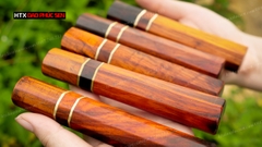 Cán dao Nhật bát giác gỗ trắc - CN05