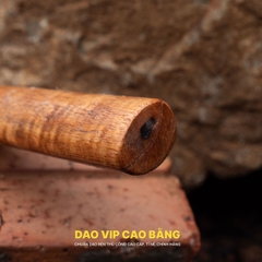 Dao xây thép nhíp rèn thủ công bền đẹp đầm tay DXN
