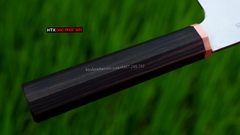 Dao chặt gà thép trắng cao cấp CG10 vệ sinh, an toàn - Hàng chuẩn của DAO VIP - HTX DAO PHÚC SEN