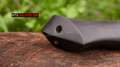 Cán dao gỗ mun cao cấp - XMDD ( tặng 1 chốt đồng đỏ )