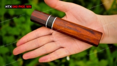 Cán dao Nhật bát giác gỗ trắc, mun - CN11