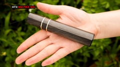 Cán dao Nhật bát giác gỗ mun - CN01